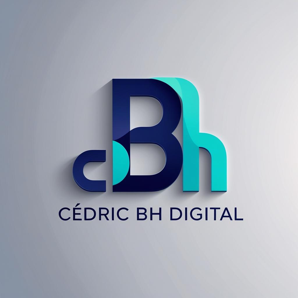 A propos cédric bh digital logo blue gray tones